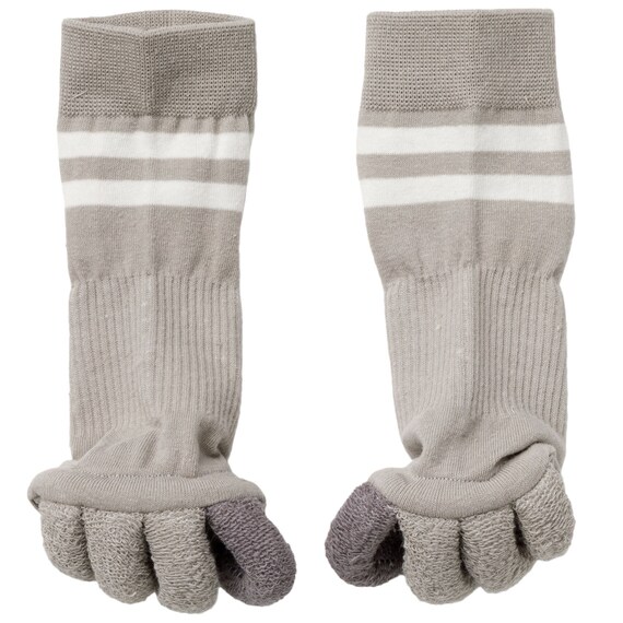 指リラックス着圧アンクルソックス(グレー) 1枚目画像