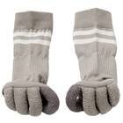 指リラックス着圧アンクルソックス(グレー) 2枚目画像