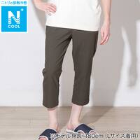 MENS クロップドパンツ スーパーストレッチ(クール nr カーキ M)
