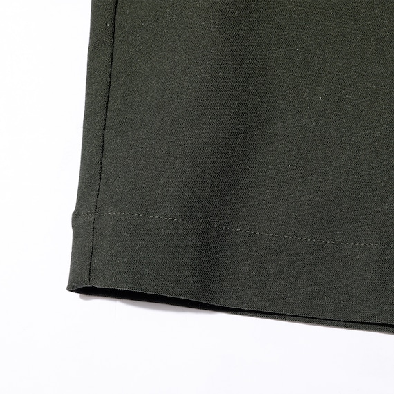 MENS クロップドパンツ スーパーストレッチ(クール nr カーキ M) 6枚目画像