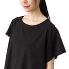 WOMENS 軽量Tシャツ(クール LWnr ブラック M) 4枚目画像