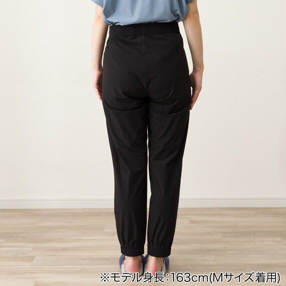 WOMENS 軽量ジョガーパンツ(クール LWr ブラック M) 4枚目画像