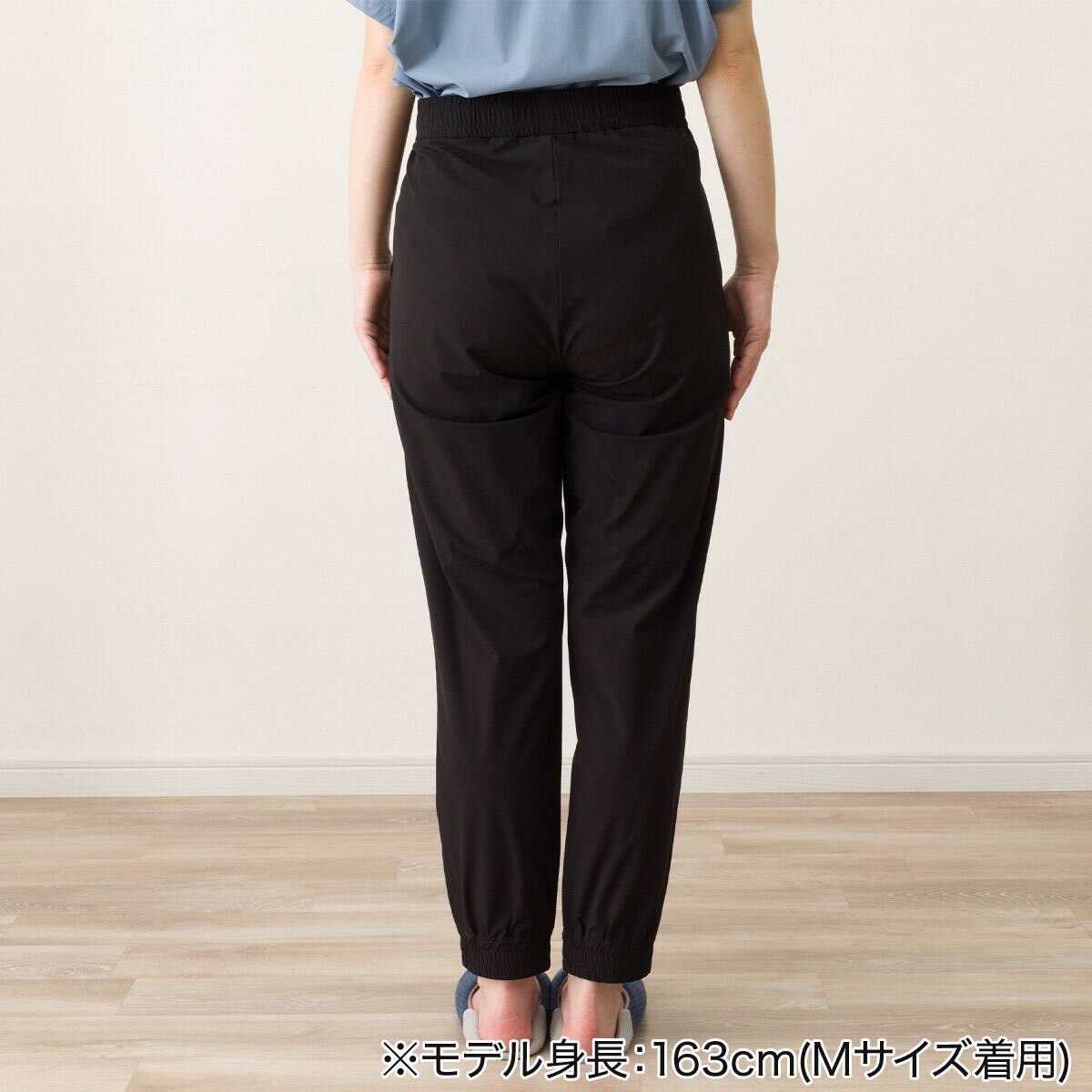 WOMENS 軽量ジョガーパンツ(クール LWr ブラック L) | ニトリネット