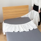 ベッドスカート シングル(Nホテル3 WH S) 9枚目画像