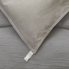 カバーのいらない ちょうど良い温度調整 薄掛けふとん シングル(グレー K2603 S) 4枚目画像