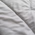 カバーのいらない ちょうど良い温度調整 薄掛けふとん シングル(グレー K2603 S) 5枚目画像
