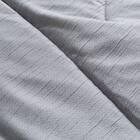 カバーのいらない ちょうど良い温度調整 薄掛けふとん シングル(グレー K2603 S) 6枚目画像