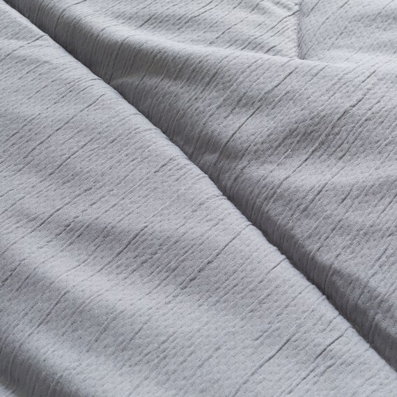 カバーのいらない ちょうど良い温度調整 薄掛けふとん シングル(グレー K2603 S) 6枚目画像