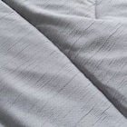 カバーのいらない ちょうど良い温度調整 薄掛けふとん シングル(グレー K2603 S) 6枚目画像