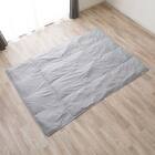 つぶ綿入りダウンケット シングル(グレー K2605 S) 2枚目画像