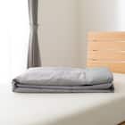 つぶ綿入りダウンケット シングル(グレー K2605 S) 3枚目画像