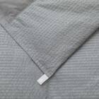 つぶ綿入りダウンケット シングル(グレー K2605 S) 4枚目画像