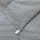 つぶ綿入りダウンケット シングル(グレー K2605 S) 4枚目画像