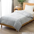 冷感リバーシブル つぶ綿入りダウンケット シングル(K2607 S) 2枚目画像