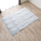 冷感リバーシブル つぶ綿入りダウンケット シングル(K2607 S) 4枚目画像