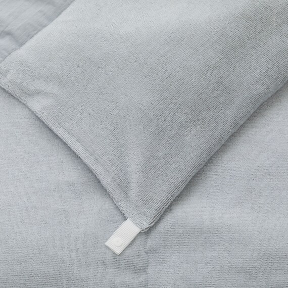 冷感リバーシブル つぶ綿入りダウンケット シングル(K2607 S) 6枚目画像