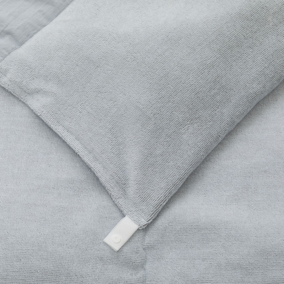 冷感リバーシブル つぶ綿入りダウンケット シングル(K2607 S) 6枚目画像