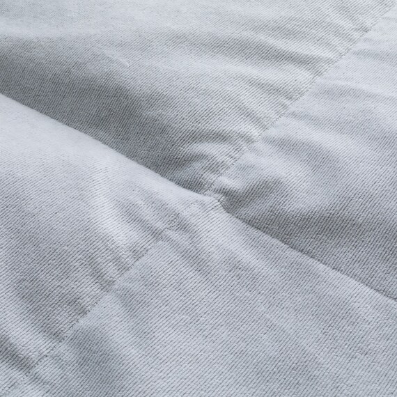 冷感リバーシブル つぶ綿入りダウンケット シングル(K2607 S) 8枚目画像