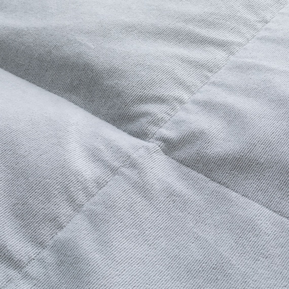 冷感リバーシブル つぶ綿入りダウンケット シングル(K2607 S) 8枚目画像