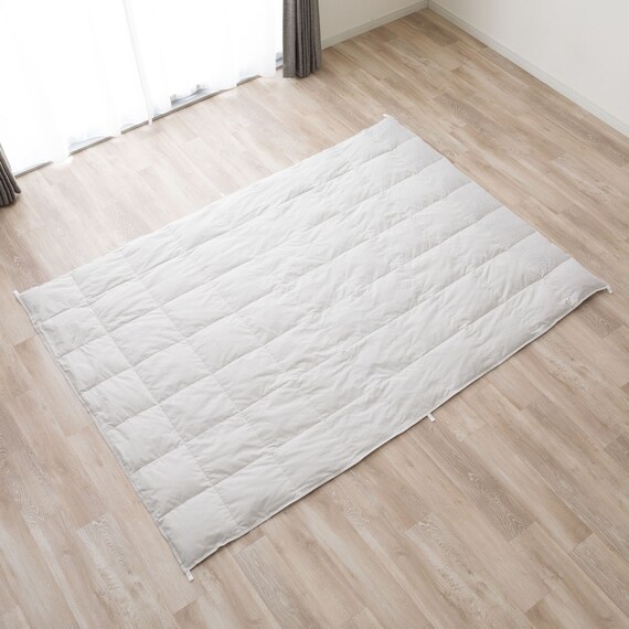 リバーシブル麻入りダウンケット シングル(K2608 S) 3枚目画像