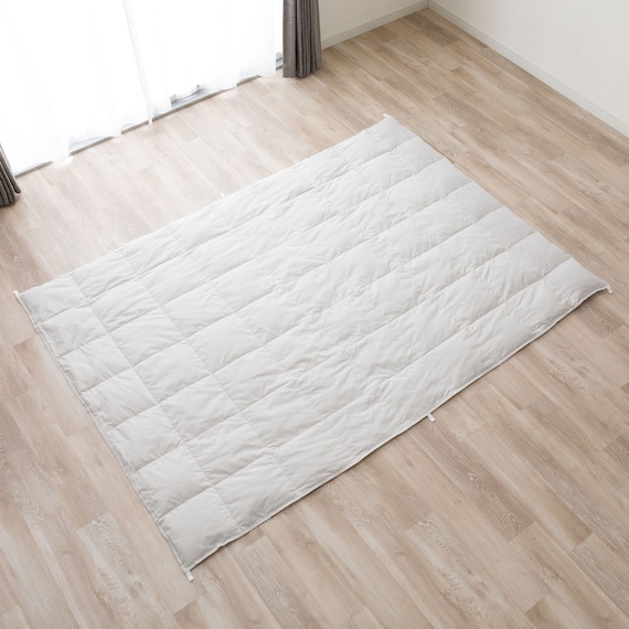 リバーシブル麻入りダウンケット シングル(K2608 S) 3枚目画像