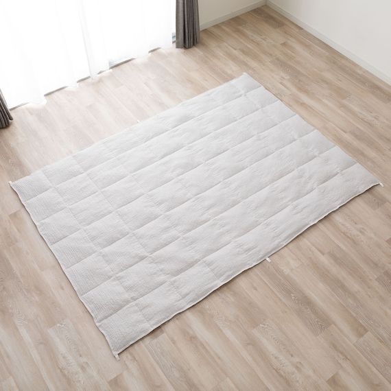 リバーシブル麻入りダウンケット シングル(K2608 S) 4枚目画像