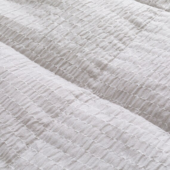 リバーシブル麻入りダウンケット シングル(K2608 S) 8枚目画像