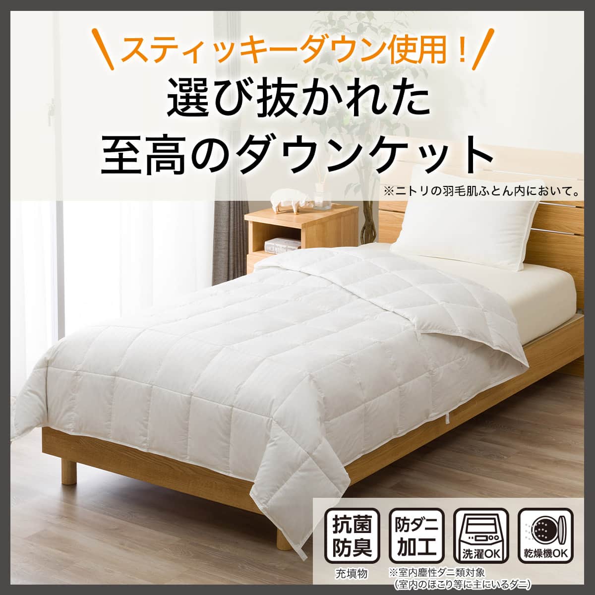 ダウンケットアドバンス シングル(K2610 S) | ニトリネット【公式