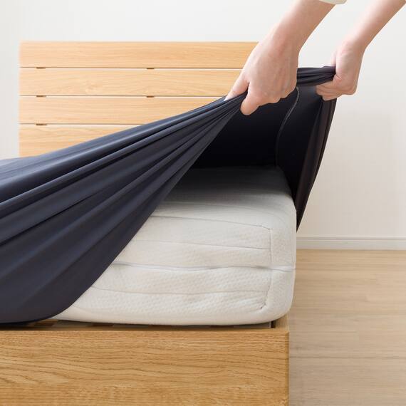 マルチすっぽりシーツ シングル(Nミラク01 ネイビー S) 7枚目画像