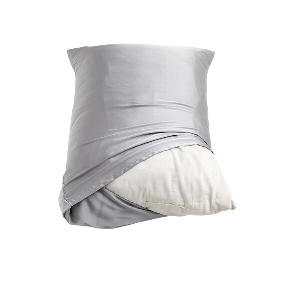 枕カバー(シルク GY SK02) 7枚目画像