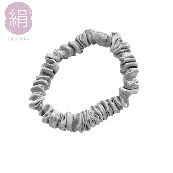 シルク ヘアゴム(GY SK02) 1枚目画像