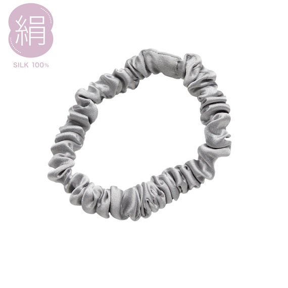 シルク ヘアゴム(GY SK02) 1枚目画像