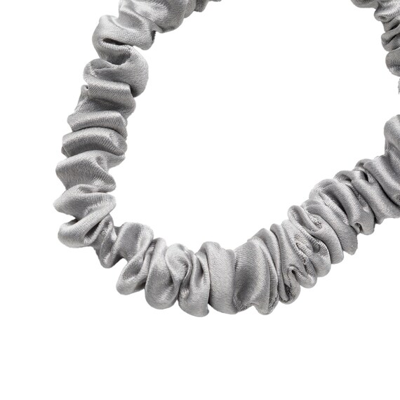 シルク ヘアゴム(GY SK02) 5枚目画像