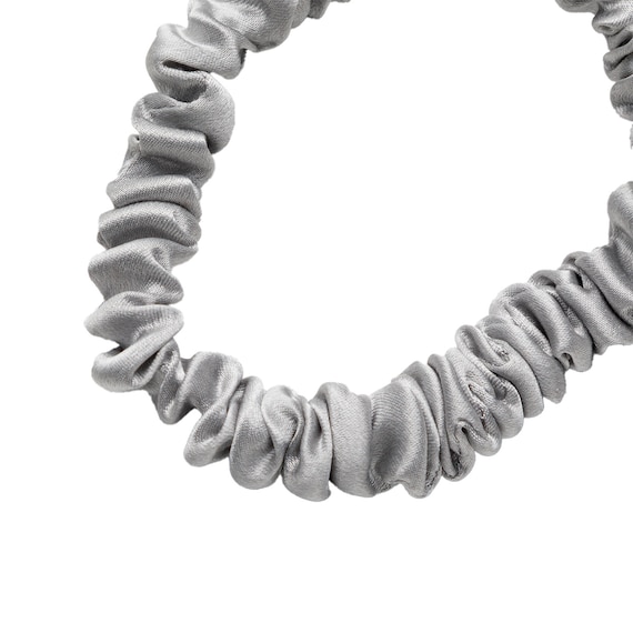 シルク ヘアゴム(GY SK02) 5枚目画像