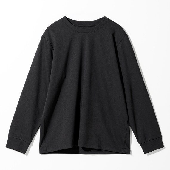 MENS 着るだけで疲労回復リカバリーウェア 長袖Tシャツ(Nミラク ブラック M) 3枚目画像