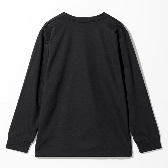 MENS 着るだけで疲労回復リカバリーウェア 長袖Tシャツ(Nミラク ブラック L) 4枚目画像