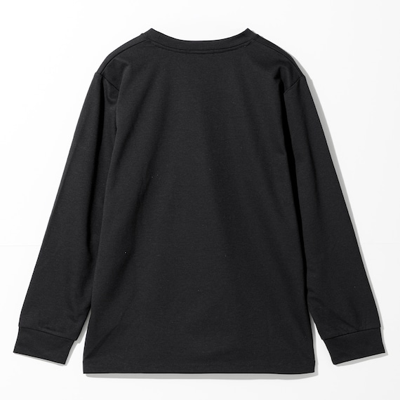 MENS 着るだけで疲労回復リカバリーウェア 長袖Tシャツ(Nミラク ブラック LL) 4枚目画像