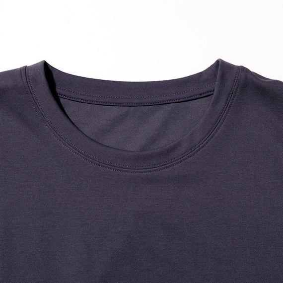 MENS 着るだけで疲労回復リカバリーウェア 長袖Tシャツ(Nミラク ネイビー M) 5枚目画像