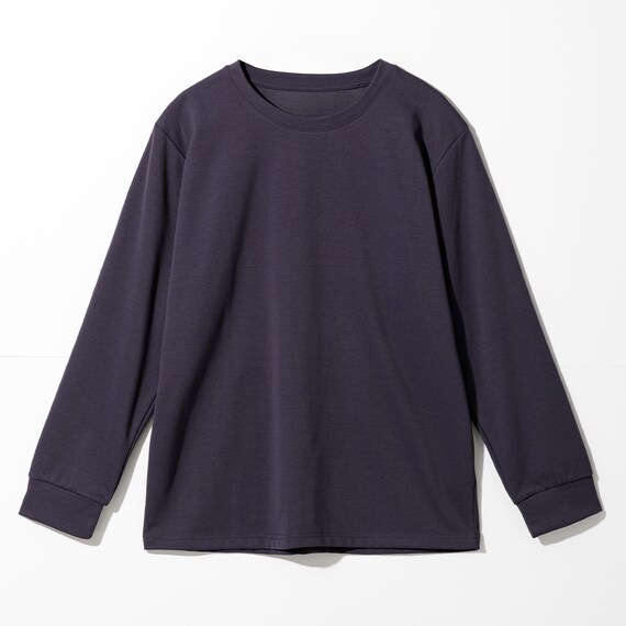 MENS 着るだけで疲労回復リカバリーウェア 長袖Tシャツ(Nミラク ネイビー LL) 3枚目画像