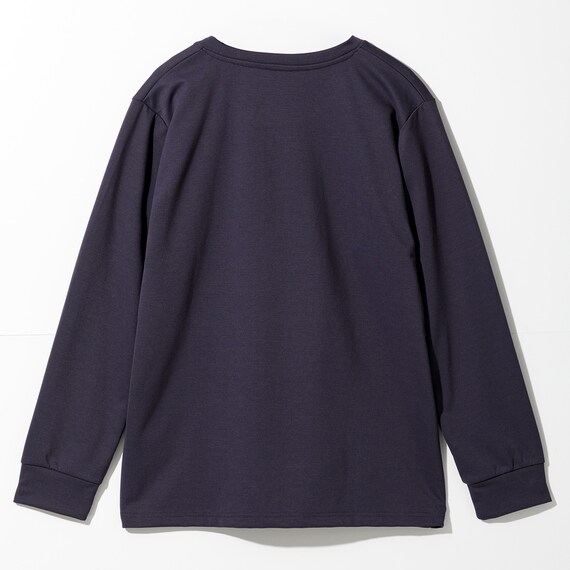 MENS 着るだけで疲労回復リカバリーウェア 長袖Tシャツ(Nミラク ネイビー LL) 4枚目画像