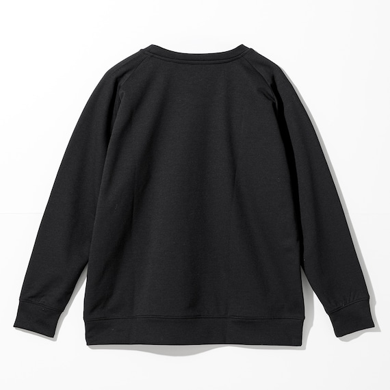 WOMENS 着るだけで疲労回復リカバリーウェア 長袖Tシャツ(Nミラク ブラック M) 4枚目画像