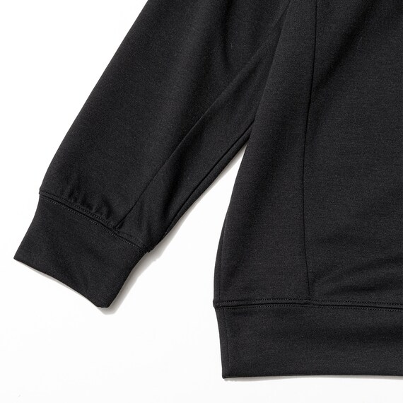 WOMENS 着るだけで疲労回復リカバリーウェア 長袖Tシャツ(Nミラク ブラック M) 6枚目画像