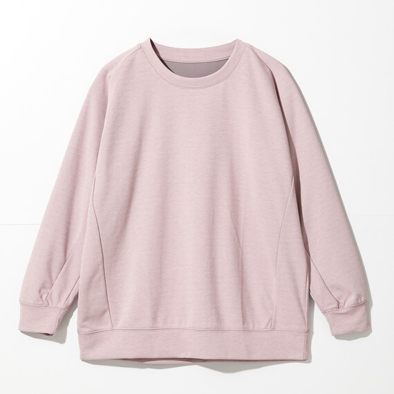 WOMENS 着るだけで疲労回復リカバリーウェア 長袖Tシャツ(Nミラク ローズ M) 3枚目画像