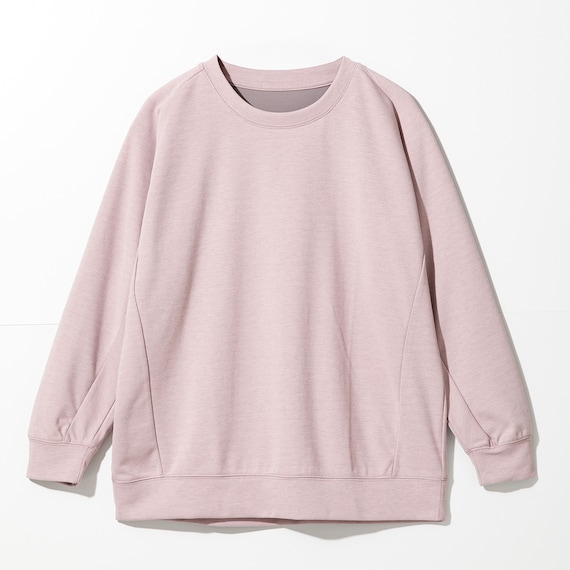 WOMENS 着るだけで疲労回復リカバリーウェア 長袖Tシャツ(Nミラク ローズ L) 3枚目画像