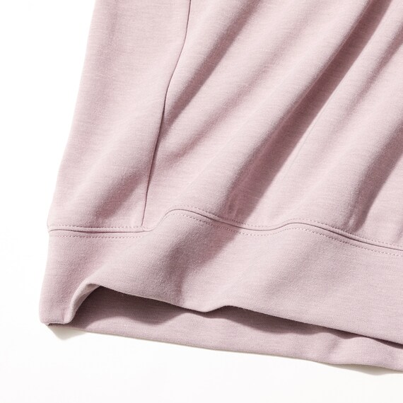 WOMENS 着るだけで疲労回復リカバリーウェア 長袖Tシャツ(Nミラク ローズ L) 7枚目画像