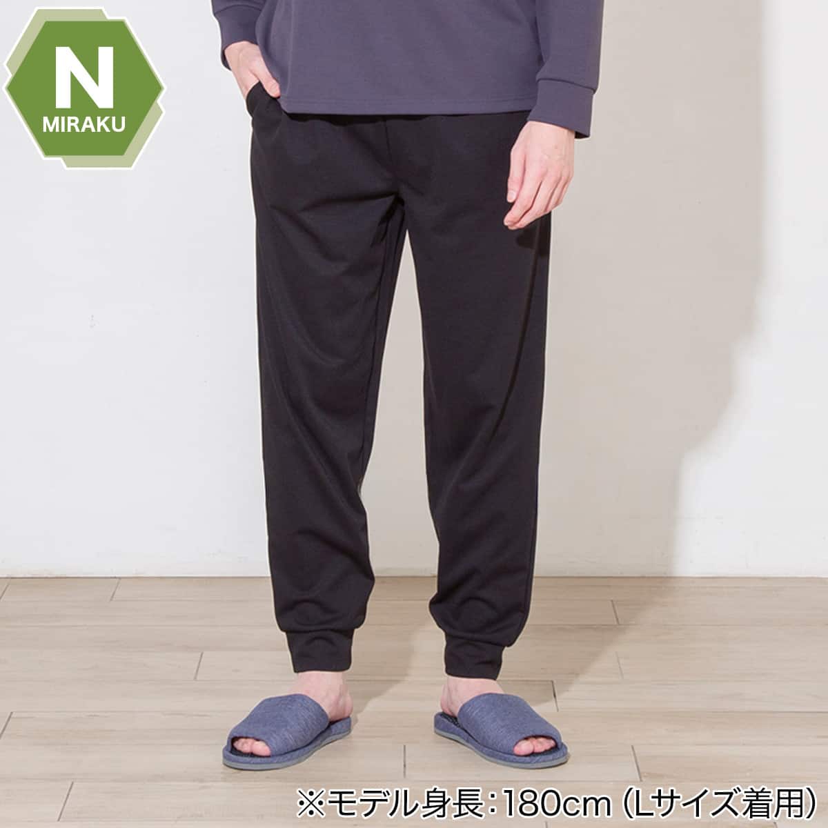 BRIEFING リカバリー ジャケット パンツ セット L MENS 着るだけで疲労回復リカバリーウェア ルームパンツ ロング丈(N