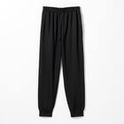 WOMENS 着るだけで疲労回復リカバリーウェア ルームパンツ ロング丈(Nミラク ブラック LL) 3枚目画像