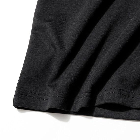 MENS 着るだけで疲労回復リカバリーウェア 半袖Tシャツ(Nミラク ブラック L) 6枚目画像