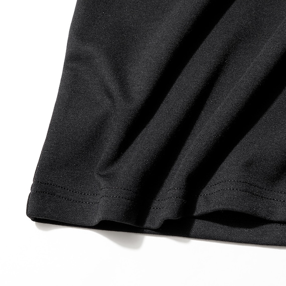 MENS 着るだけで疲労回復リカバリーウェア 半袖Tシャツ(Nミラク ブラック L) 6枚目画像