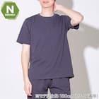 MENS 着るだけで疲労回復リカバリーウェア 半袖Tシャツ(Nミラク ネイビー M) 1枚目画像